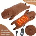 Capybara Plush Heating Pillow, USB Electric Heating Pad 5V 2A