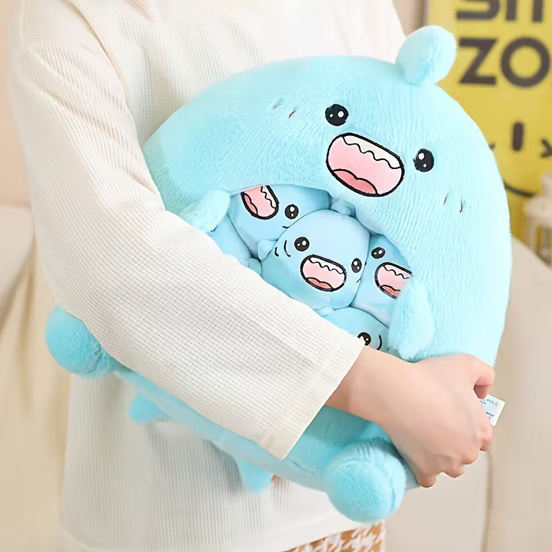 High Quality Giant Capybara Snack Bag Plush Pillow, Shark Snack Bag Pillow